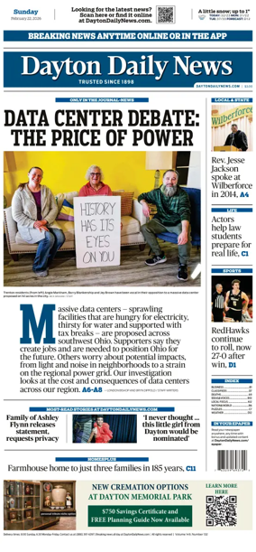 Cover of Dayton Daily News