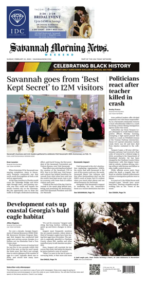 Cover of Savannah Morning News