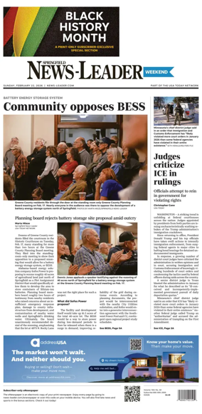 Cover of Springfield News-Leader