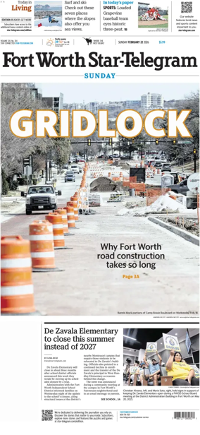 Cover of Star-Telegram (Sunday)