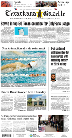 Cover of Texarkana Gazette