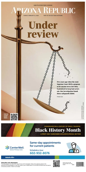 Cover of The Arizona Republic