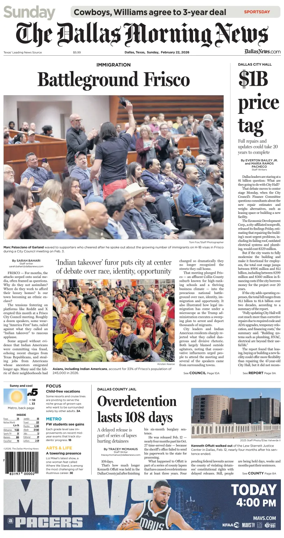 Cover of The Dallas Morning News