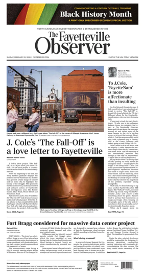 Cover of The Fayetteville Observer