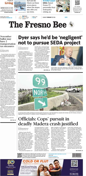 Cover of The Fresno Bee (Sunday)