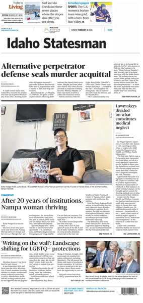 Cover of The Idaho Statesman (Sunday)