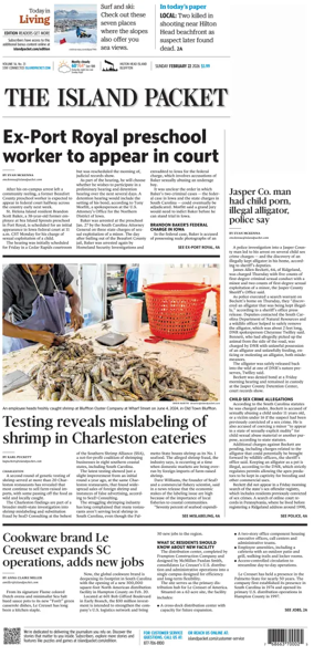 Cover of The Island Packet (Sunday)