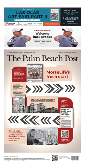 Cover of The Palm Beach Post