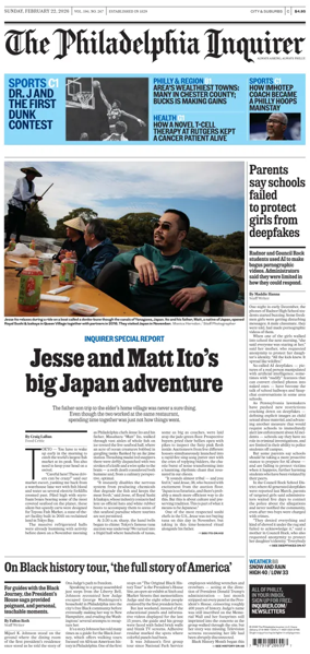 Cover of The Philadelphia Inquirer