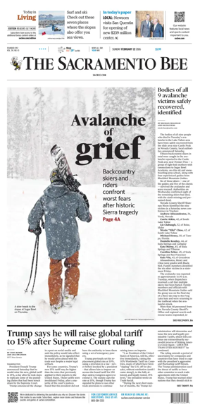 Cover of The Sacramento Bee (Sunday)