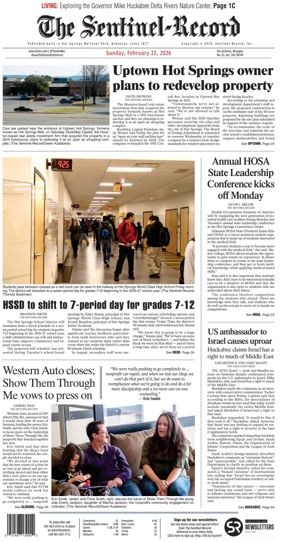 Cover of The Sentinel-Record