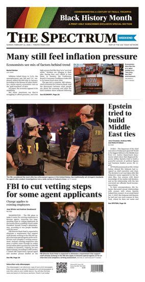 Cover of The Spectrum & Daily News