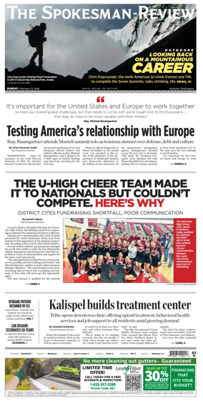 Cover of The Spokesman-Review (Spokane)