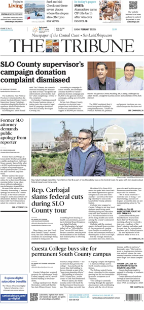 Cover of The Tribune (SLO) (Sunday)