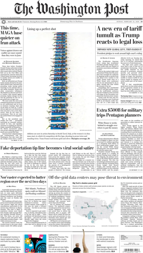 Cover of The Washington Post Sunday