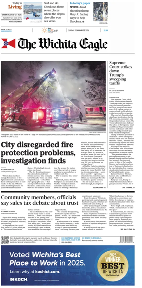 Cover of The Wichita Eagle (Sunday)