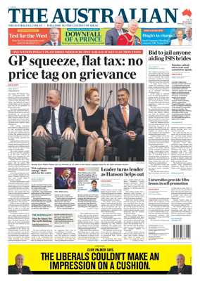 Cover of The Australian