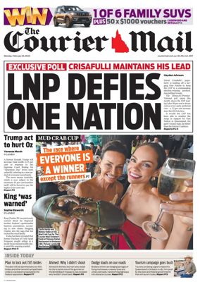 Cover of The Courier-Mail