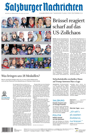 Cover of Salzburger Nachrichten