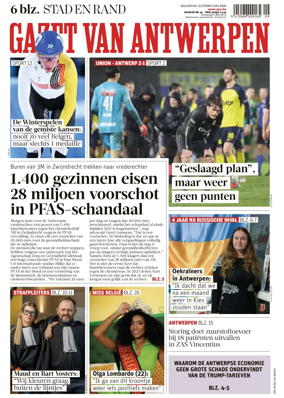 Cover of Gazet van Antwerpen Stad en Rand