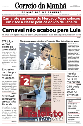 Cover of Jornal Correio da Manha