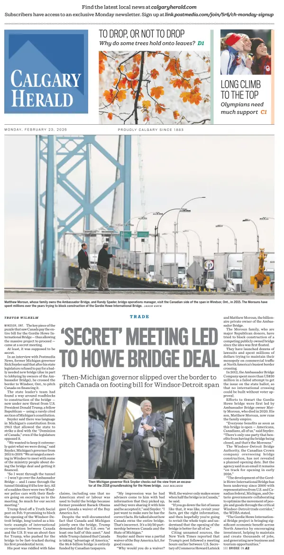 Cover of Calgary Herald