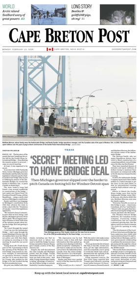 Cover of Cape Breton Post