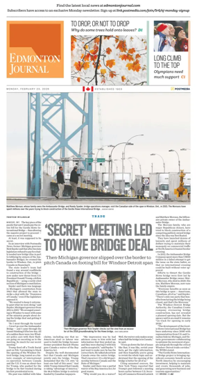 Cover of Edmonton Journal