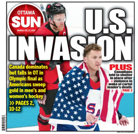 Cover of Ottawa Sun