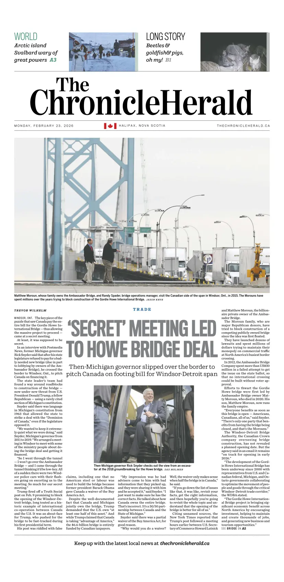 Cover of The Chronicle Herald (Metro)