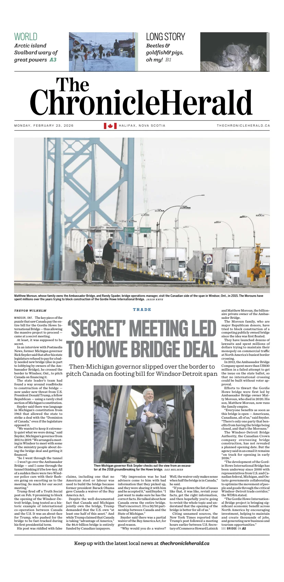 Cover of The Chronicle Herald (Provincial)