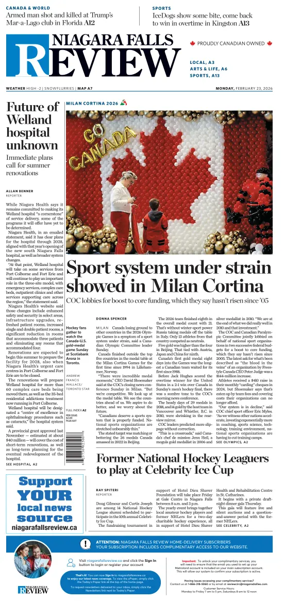 Cover of The Niagara Falls Review