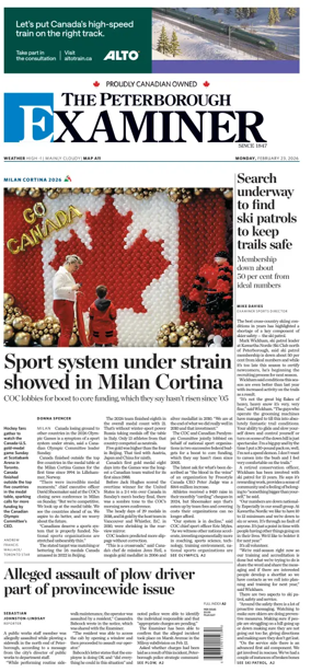 Cover of The Peterborough Examiner