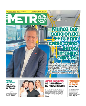 Cover of Publimetro Chile