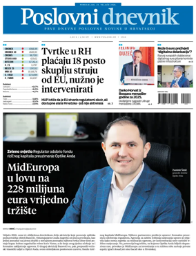 Cover of Poslovni Dnevnik