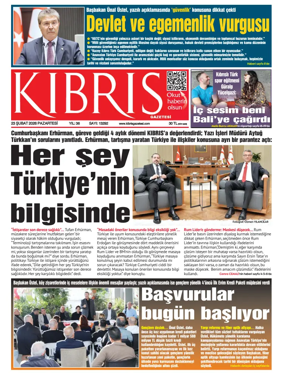 Cover of Kibris Gazetesi