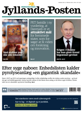 Cover of Jyllands-Posten