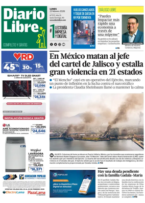 Cover of Diario Libre (Republica Dominicana)