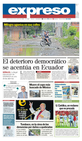 Cover of Diario Expreso