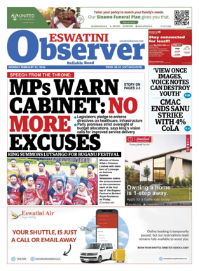 Cover of Eswatini Observer