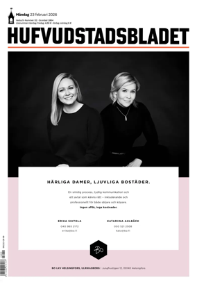 Cover of Hufvudstadsbladet