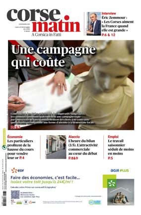 Cover of Corse Matin