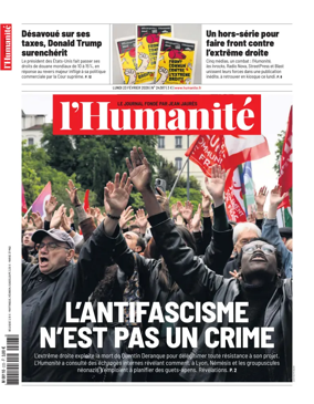 Cover of L'HUMANITE