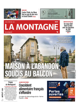 Cover of La Montagne (Vichy)