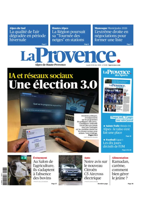 Cover of La Provence Alpes-de-Haute-Provence