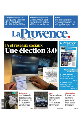 Cover of La Provence Aubagne-La Ciotat