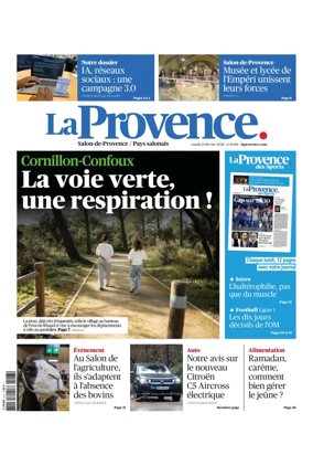 Cover of La Provence Salon-de-Provence / Pays salonais