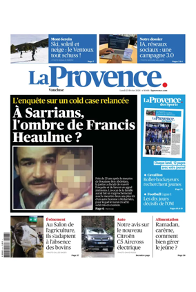 Cover of La Provences Vaucluse