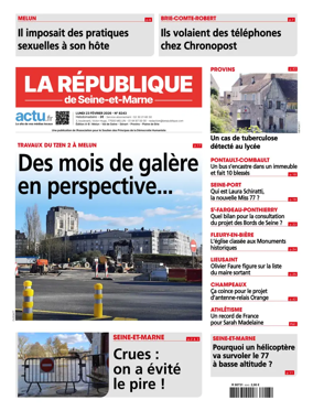 Cover of La Republique de Seine-et-Marne (Edition A-B)