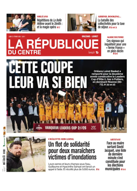 Cover of La Republique du Centre (Orleans - Loiret))